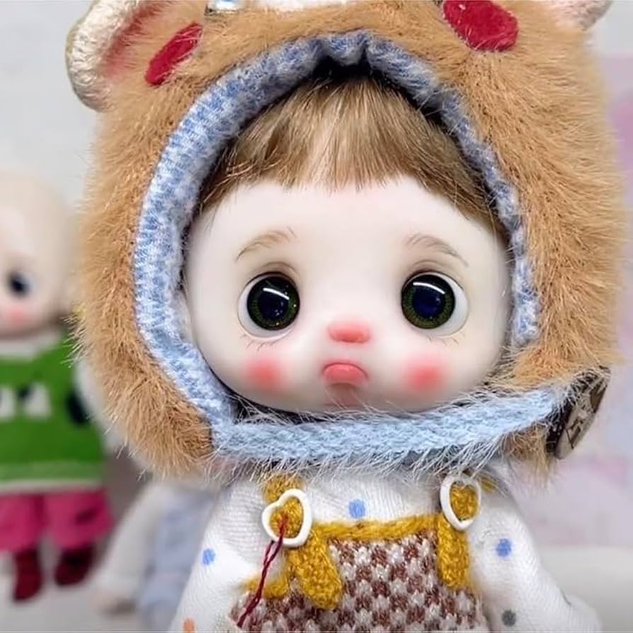 粘土ドール　オビツ11 ob11 粘土人形 中国作家様　熊大C様 粘土ドール オビツ11 ob11 粘土人形 中国作家様 熊大C様